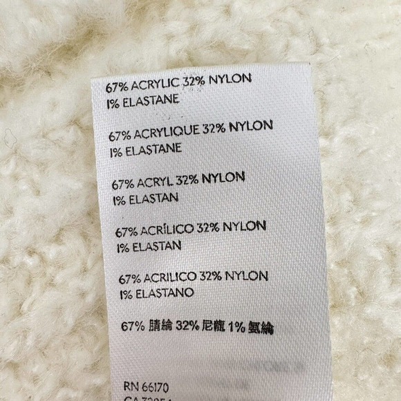 Urban Outfitters Gemini Turtleneck Tunic Sweater Size XS Balloon Sleeve Ivory - Picture 11 of 15